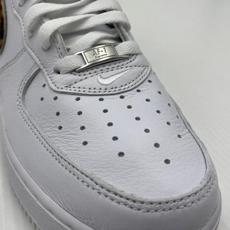 【中古品】【メンズ】 NIKE ナイキ × SUPREME シュプリーム × GOODENOUGH グッドイナフ 別注コラボ 25SS AIR FORCE 1 LOW SP "WHITE" IM3483-100 エア フォース 1 ロー エスピー ホワイト スニーカー 靴 160-261007-sa-13-teih サイズ：27.5cm カラー：ホワイト 万代Net店