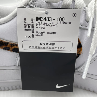 【中古品】【メンズ】 NIKE ナイキ × SUPREME シュプリーム × GOODENOUGH グッドイナフ 別注コラボ 25SS AIR FORCE 1 LOW SP "WHITE" IM3483-100 エア フォース 1 ロー エスピー ホワイト スニーカー 靴 160-261007-sa-13-teih サイズ：27.5cm カラー：ホワイト 万代Net店