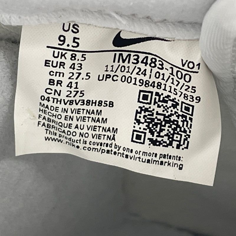 【中古品】【メンズ】 NIKE ナイキ × SUPREME シュプリーム × GOODENOUGH グッドイナフ 別注コラボ 25SS AIR FORCE 1 LOW SP "WHITE" IM3483-100 エア フォース 1 ロー エスピー ホワイト スニーカー 靴 160-261007-sa-13-teih サイズ：27.5cm カラー：ホワイト 万代Net店
