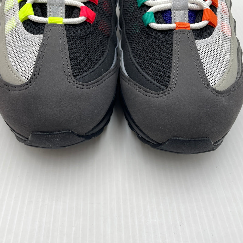 【中古品】【メンズ】 NIKE ナイキ AIR MAX 95 BIG BUBBLE PRM "GREEDY WHITE MEDIUM ASH" IM2211-001 エア マックス95 バブル プレミアム グリーティ ホワイト ミディアム アッシュ スニーカー 靴 160-261007-sa-09-teih サイズ：27.5cm カラー：マルチ 万代Net店