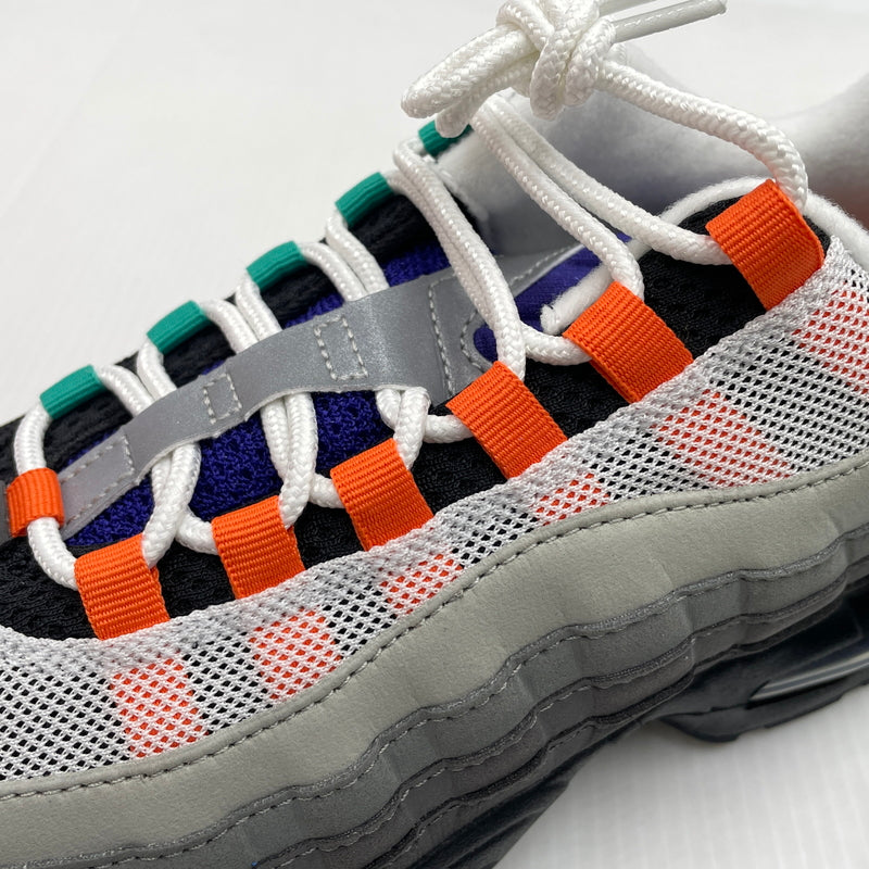 【中古品】【メンズ】 NIKE ナイキ AIR MAX 95 BIG BUBBLE PRM "GREEDY WHITE MEDIUM ASH" IM2211-001 エア マックス95 バブル プレミアム グリーティ ホワイト ミディアム アッシュ スニーカー 靴 160-261007-sa-09-teih サイズ：27.5cm カラー：マルチ 万代Net店