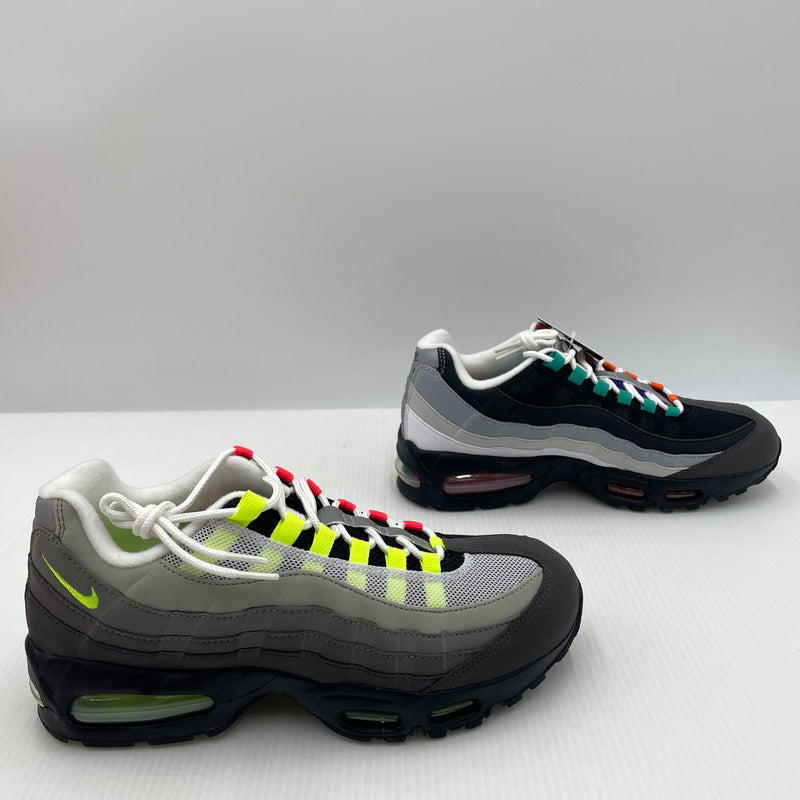 【中古品】【メンズ】 NIKE ナイキ AIR MAX 95 BIG BUBBLE PRM "GREEDY WHITE MEDIUM ASH" IM2211-001 エア マックス95 バブル プレミアム グリーティ ホワイト ミディアム アッシュ スニーカー 靴 160-261007-sa-09-teih サイズ：27.5cm カラー：マルチ 万代Net店