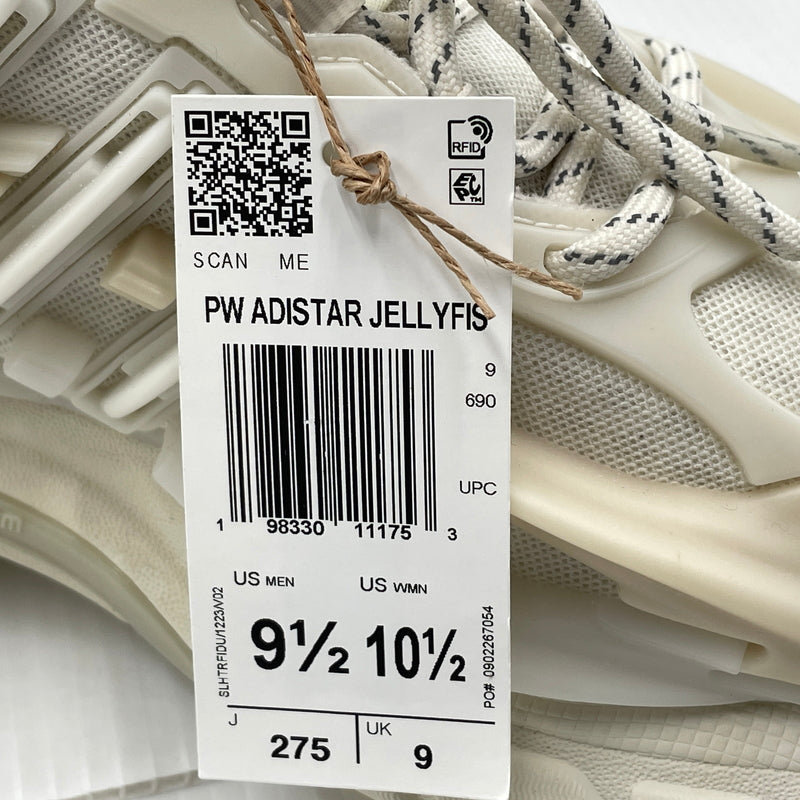 【中古品】【メンズ】 PHARRELL WILLIAMS ファレル ウィリアムス × ADIDAS アディダス 別注コラボ ADISTAR JELLYFISH ”TRIP KH6730 アディスター ジェリーフィッシュ トリプルホワイト スニーカー 靴 161-261007-sa-06-teih サイズ：27.5cm カラー：ホワイト 万代Net店