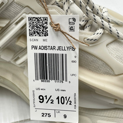 【中古品】【メンズ】 PHARRELL WILLIAMS ファレル ウィリアムス × ADIDAS アディダス 別注コラボ ADISTAR JELLYFISH ”TRIP KH6730 アディスター ジェリーフィッシュ トリプルホワイト スニーカー 靴 161-261007-sa-06-teih サイズ：27.5cm カラー：ホワイト 万代Net店
