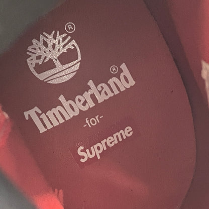【中古品】【メンズ】 SUPREME シュプリーム × TIMBERLAND ティンバーランド 別注コラボ DIAMOND PLATE 6INCH PREMIUM WATERPROOF BOOT ダイヤモンド プレート 6インチ ウォータープルーフ ブーツ 靴 164-261007-sa-07-teih サイズ：27cm カラー：ブラック 万代Net店