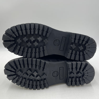 【中古品】【メンズ】 SUPREME シュプリーム × TIMBERLAND ティンバーランド 別注コラボ DIAMOND PLATE 6INCH PREMIUM WATERPROOF BOOT ダイヤモンド プレート 6インチ ウォータープルーフ ブーツ 靴 164-261007-sa-07-teih サイズ：27cm カラー：ブラック 万代Net店