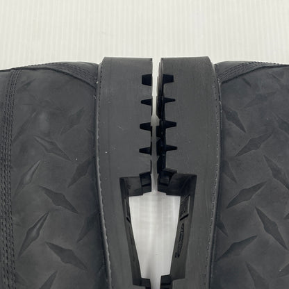 【中古品】【メンズ】 SUPREME シュプリーム × TIMBERLAND ティンバーランド 別注コラボ DIAMOND PLATE 6INCH PREMIUM WATERPROOF BOOT ダイヤモンド プレート 6インチ ウォータープルーフ ブーツ 靴 164-261007-sa-07-teih サイズ：27cm カラー：ブラック 万代Net店