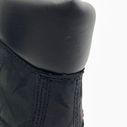 【中古品】【メンズ】 SUPREME シュプリーム × TIMBERLAND ティンバーランド 別注コラボ DIAMOND PLATE 6INCH PREMIUM WATERPROOF BOOT ダイヤモンド プレート 6インチ ウォータープルーフ ブーツ 靴 164-261007-sa-07-teih サイズ：27cm カラー：ブラック 万代Net店