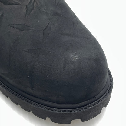 【中古品】【メンズ】 SUPREME シュプリーム × TIMBERLAND ティンバーランド 別注コラボ DIAMOND PLATE 6INCH PREMIUM WATERPROOF BOOT ダイヤモンド プレート 6インチ ウォータープルーフ ブーツ 靴 164-261007-sa-07-teih サイズ：27cm カラー：ブラック 万代Net店