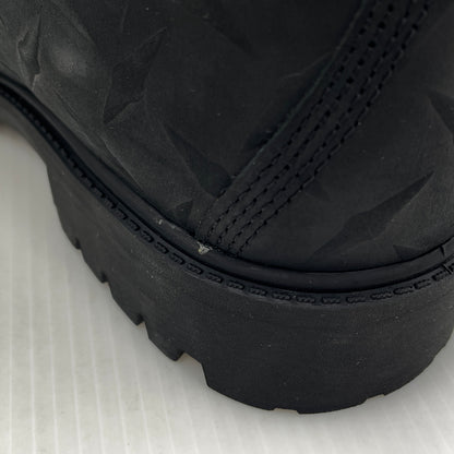 【中古品】【メンズ】 SUPREME シュプリーム × TIMBERLAND ティンバーランド 別注コラボ DIAMOND PLATE 6INCH PREMIUM WATERPROOF BOOT ダイヤモンド プレート 6インチ ウォータープルーフ ブーツ 靴 164-261007-sa-07-teih サイズ：27cm カラー：ブラック 万代Net店