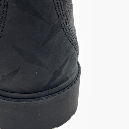 【中古品】【メンズ】 SUPREME シュプリーム × TIMBERLAND ティンバーランド 別注コラボ DIAMOND PLATE 6INCH PREMIUM WATERPROOF BOOT ダイヤモンド プレート 6インチ ウォータープルーフ ブーツ 靴 164-261007-sa-07-teih サイズ：27cm カラー：ブラック 万代Net店