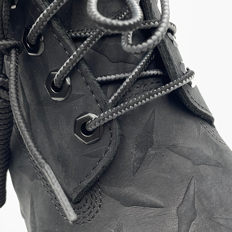 【中古品】【メンズ】 SUPREME シュプリーム × TIMBERLAND ティンバーランド 別注コラボ DIAMOND PLATE 6INCH PREMIUM WATERPROOF BOOT ダイヤモンド プレート 6インチ ウォータープルーフ ブーツ 靴 164-261007-sa-07-teih サイズ：27cm カラー：ブラック 万代Net店