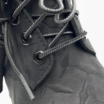 【中古品】【メンズ】 SUPREME シュプリーム × TIMBERLAND ティンバーランド 別注コラボ DIAMOND PLATE 6INCH PREMIUM WATERPROOF BOOT ダイヤモンド プレート 6インチ ウォータープルーフ ブーツ 靴 164-261007-sa-07-teih サイズ：27cm カラー：ブラック 万代Net店