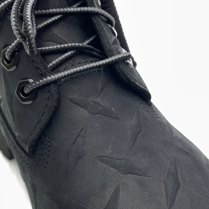 【中古品】【メンズ】 SUPREME シュプリーム × TIMBERLAND ティンバーランド 別注コラボ DIAMOND PLATE 6INCH PREMIUM WATERPROOF BOOT ダイヤモンド プレート 6インチ ウォータープルーフ ブーツ 靴 164-261007-sa-07-teih サイズ：27cm カラー：ブラック 万代Net店
