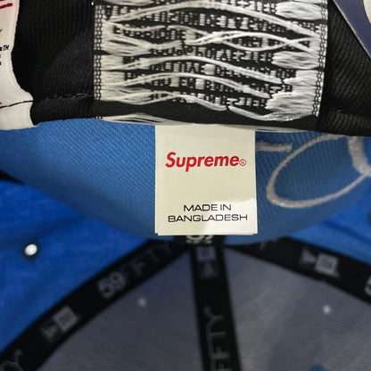【中古品】【メンズ】 SUPREME シュプリーム × NEWERA ニューエラ 別注コラボ 26SS NEWYORK YANKEES NEWERA CAP ニューヨークヤンキース ニューエラ キャップ 帽子 182-261009-yo-10-teih サイズ：7 1/2(59.6cm) カラー：ブルー 万代Net店
