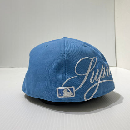 【中古品】【メンズ】 SUPREME シュプリーム × NEWERA ニューエラ 別注コラボ 26SS NEWYORK YANKEES NEWERA CAP ニューヨークヤンキース ニューエラ キャップ 帽子 182-261009-yo-10-teih サイズ：7 1/2(59.6cm) カラー：ブルー 万代Net店
