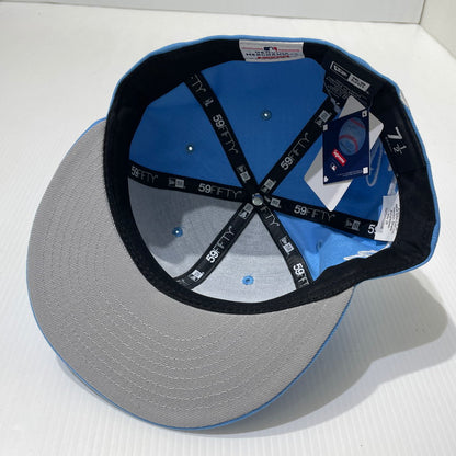 【中古品】【メンズ】 SUPREME シュプリーム × NEWERA ニューエラ 別注コラボ 26SS NEWYORK YANKEES NEWERA CAP ニューヨークヤンキース ニューエラ キャップ 帽子 182-261009-yo-10-teih サイズ：7 1/2(59.6cm) カラー：ブルー 万代Net店