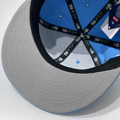【中古品】【メンズ】 SUPREME シュプリーム × NEWERA ニューエラ 別注コラボ 26SS NEWYORK YANKEES NEWERA CAP ニューヨークヤンキース ニューエラ キャップ 帽子 182-261009-yo-10-teih サイズ：7 1/2(59.6cm) カラー：ブルー 万代Net店
