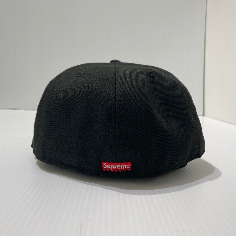 【中古品】【メンズ】 SUPREME シュプリーム × SWAROVSKI スワロフスキー 別注コラボ 25AW S LOGO NEW ERA ”BLACK” Sロゴ ニューエラ キャップ 帽子 185-261009-yo-14-teih サイズ：7 1/2(59.6cm) カラー：ブラック 万代Net店