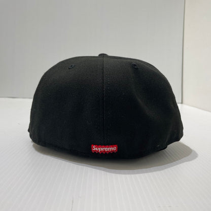 【中古品】【メンズ】 SUPREME シュプリーム × SWAROVSKI スワロフスキー 別注コラボ 25AW S LOGO NEW ERA ”BLACK” Sロゴ ニューエラ キャップ 帽子 185-261009-yo-14-teih サイズ：7 1/2(59.6cm) カラー：ブラック 万代Net店
