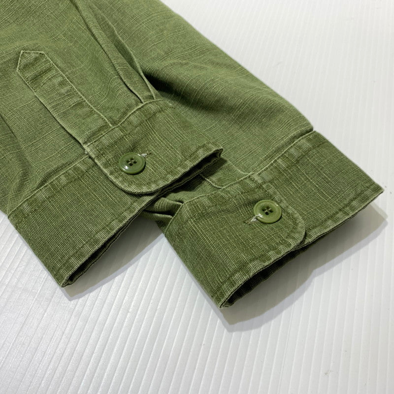 【中古品】【メンズ】 KENZO ケンゾー POCKET MILITARY OVER SHIRT FF55CH5339GD ポケット ミリタリー オーバーシャツ ライトアウター ワークジャケット 141-261006-ko-15-teih サイズ：M カラー：カーキ系 万代Net店