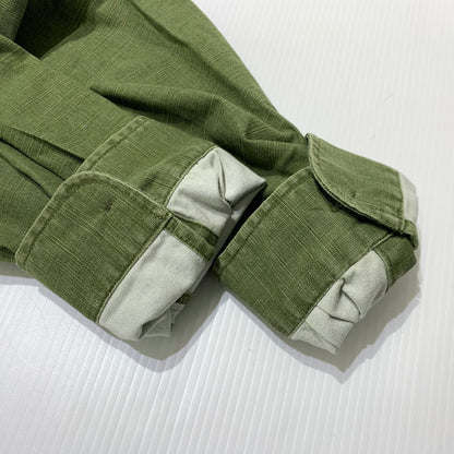 【中古品】【メンズ】 KENZO ケンゾー POCKET MILITARY OVER SHIRT FF55CH5339GD ポケット ミリタリー オーバーシャツ ライトアウター ワークジャケット 141-261006-ko-15-teih サイズ：M カラー：カーキ系 万代Net店
