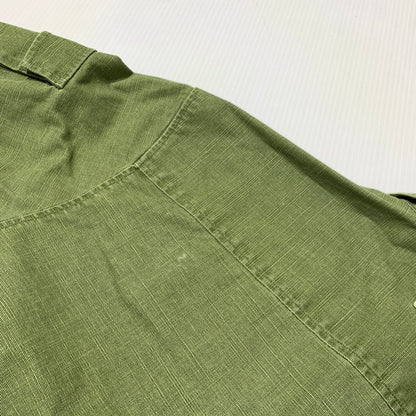 【中古品】【メンズ】 KENZO ケンゾー POCKET MILITARY OVER SHIRT FF55CH5339GD ポケット ミリタリー オーバーシャツ ライトアウター ワークジャケット 141-261006-ko-15-teih サイズ：M カラー：カーキ系 万代Net店