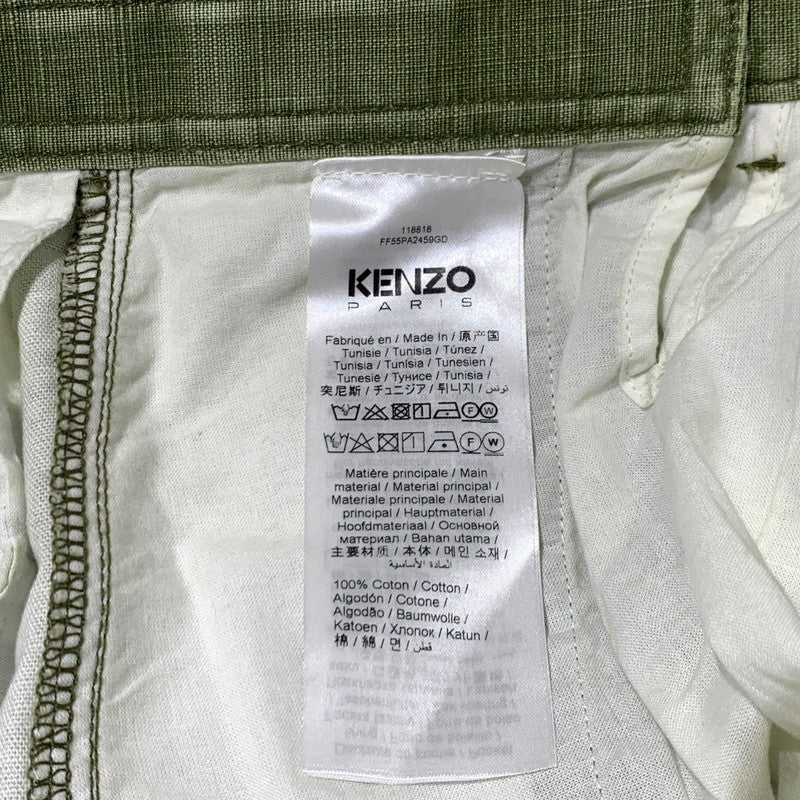 【中古品】【メンズ】 KENZO ケンゾー CARGO PANTS FF55PA2459GD カーゴパンツ ボトムス ワークパンツ 151-261006-ko-26-teih サイズ：XS カラー：カーキ系 万代Net店