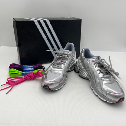 【中古品】【メンズ】 SP5DER スパイダー × ADIDAS アディダス 別注コラボ Ｆ50 FORMOTION SP5DER KZ6575 エフフィフティ フォーモーション スパイダー スニーカー 靴 161-261007-sa-11-teih サイズ：27.5cm カラー：シルバー 万代Net店