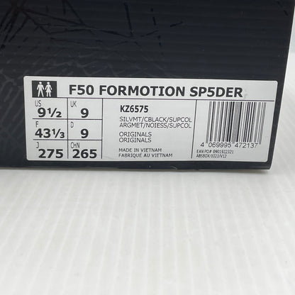 【中古品】【メンズ】 SP5DER スパイダー × ADIDAS アディダス 別注コラボ Ｆ50 FORMOTION SP5DER KZ6575 エフフィフティ フォーモーション スパイダー スニーカー 靴 161-261007-sa-11-teih サイズ：27.5cm カラー：シルバー 万代Net店