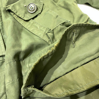 【現状渡し品】【メンズ】 UNKNOWN CANADIAN ARMY MK-2 JACKET 8415-21-870-5575 カナディアン アーミー MK-2ジャケット ライトアウター ミリタリーコート 145-261006-ko-16-teih サイズ：R-S カラー：カーキ系 万代Net店
