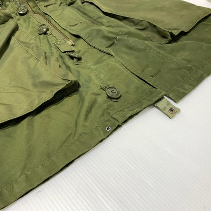 【現状渡し品】【メンズ】 UNKNOWN CANADIAN ARMY MK-2 JACKET 8415-21-870-5575 カナディアン アーミー MK-2ジャケット ライトアウター ミリタリーコート 145-261006-ko-16-teih サイズ：R-S カラー：カーキ系 万代Net店