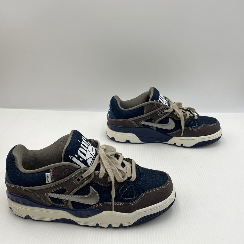 【中古品】【メンズ】 NIGO ニゴー × NIKE ナイキ × LEVI’S リーバイス 別注コラボ AIR FORCE 3 LOW HQ0262-004 エア フォース スリー ロー スニーカー 靴 160-261007-sa-15-teih サイズ：29cm カラー：ブラウンネイビー 万代Net店