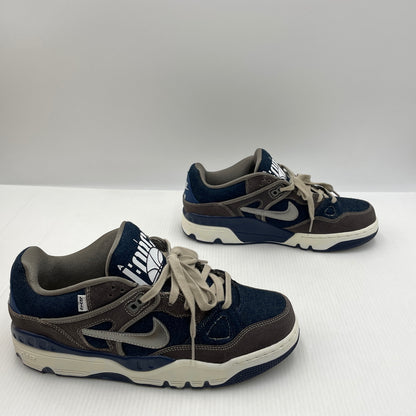 【中古品】【メンズ】 NIGO ニゴー × NIKE ナイキ × LEVI’S リーバイス 別注コラボ AIR FORCE 3 LOW HQ0262-004 エア フォース スリー ロー スニーカー 靴 160-261007-sa-15-teih サイズ：29cm カラー：ブラウンネイビー 万代Net店