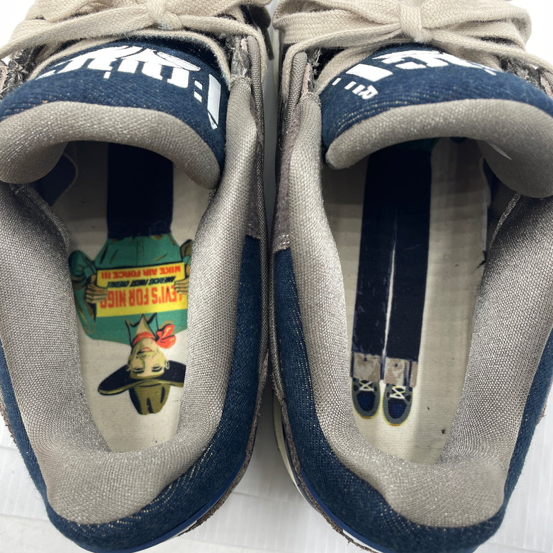 【中古品】【メンズ】 NIGO ニゴー × NIKE ナイキ × LEVI’S リーバイス 別注コラボ AIR FORCE 3 LOW HQ0262-004 エア フォース スリー ロー スニーカー 靴 160-261007-sa-15-teih サイズ：29cm カラー：ブラウンネイビー 万代Net店