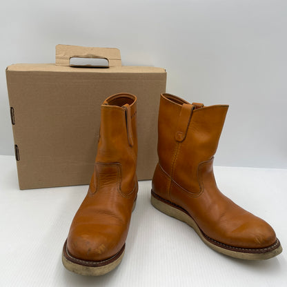【現状渡し品】【メンズ】 REDWING レッド ウィング 9‘PECOS GOLD RUSSET 9866 9インチ ペコス ゴールドラセット 靴 164-261007-sa-14-teih サイズ：27cm カラー：ブラウン 万代Net店