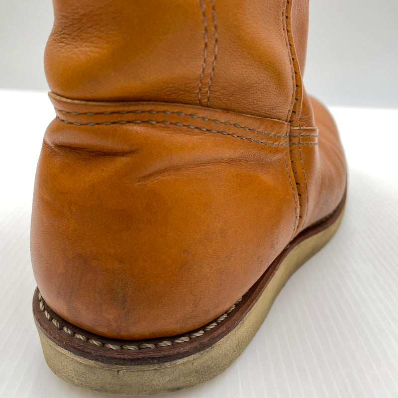 【現状渡し品】【メンズ】 REDWING レッド ウィング 9‘PECOS GOLD RUSSET 9866 9インチ ペコス ゴールドラセット 靴 164-261007-sa-14-teih サイズ：27cm カラー：ブラウン 万代Net店