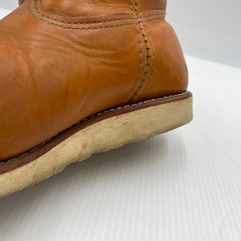 【現状渡し品】【メンズ】 REDWING レッド ウィング 9‘PECOS GOLD RUSSET 9866 9インチ ペコス ゴールドラセット 靴 164-261007-sa-14-teih サイズ：27cm カラー：ブラウン 万代Net店