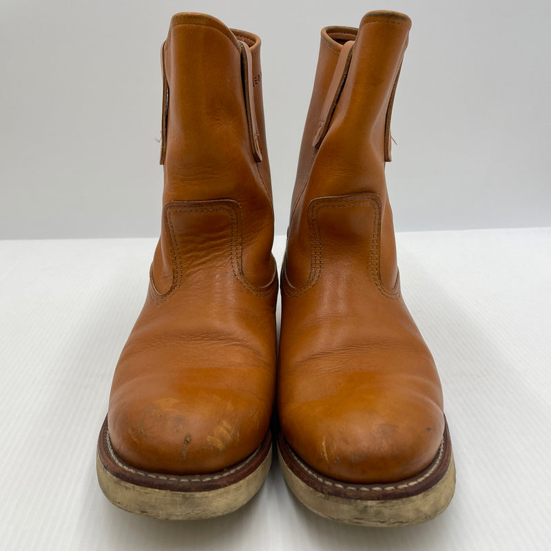 【現状渡し品】【メンズ】 REDWING レッド ウィング 9‘PECOS GOLD RUSSET 9866 9インチ ペコス ゴールドラセット 靴 164-261007-sa-14-teih サイズ：27cm カラー：ブラウン 万代Net店