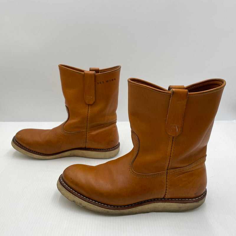 【現状渡し品】【メンズ】 REDWING レッド ウィング 9‘PECOS GOLD RUSSET 9866 9インチ ペコス ゴールドラセット 靴 164-261007-sa-14-teih サイズ：27cm カラー：ブラウン 万代Net店