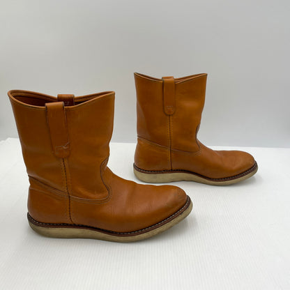 【現状渡し品】【メンズ】 REDWING レッド ウィング 9‘PECOS GOLD RUSSET 9866 9インチ ペコス ゴールドラセット 靴 164-261007-sa-14-teih サイズ：27cm カラー：ブラウン 万代Net店