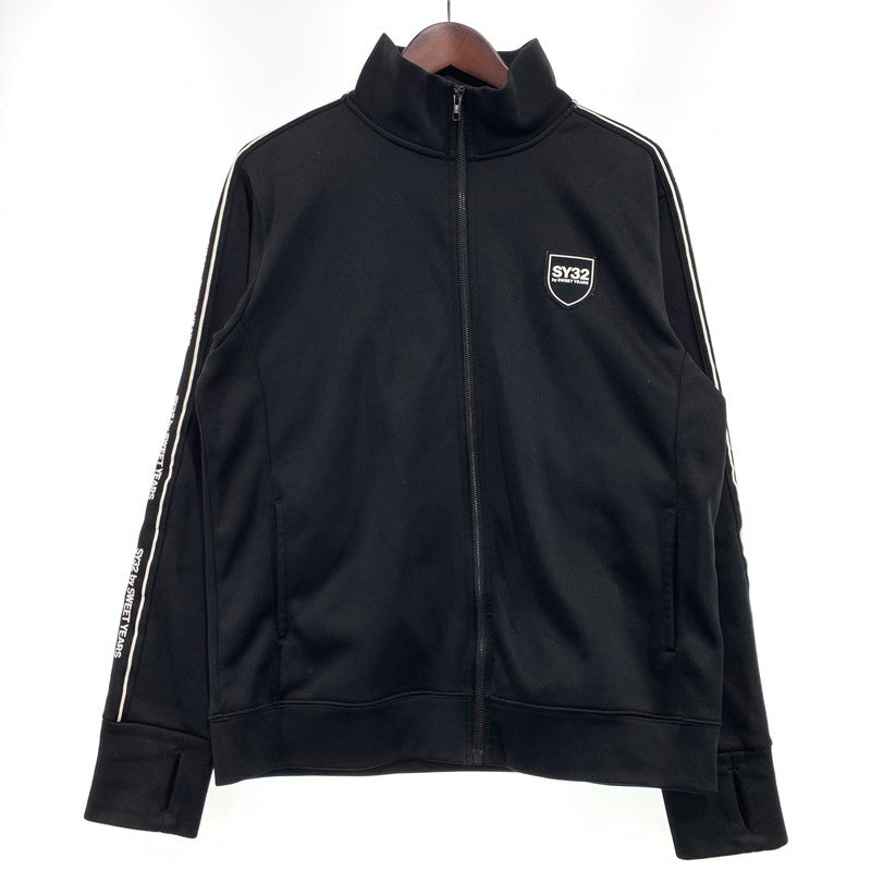 【中古品】【メンズ】 SY32 BY SWEETYEARS エスワイ32バイスィートイヤーズ TRACK JACKET トラックジャケット ライトアウター ジャージ 140-261006-ko-08-teih サイズ：L カラー：ブラック 万代Net店