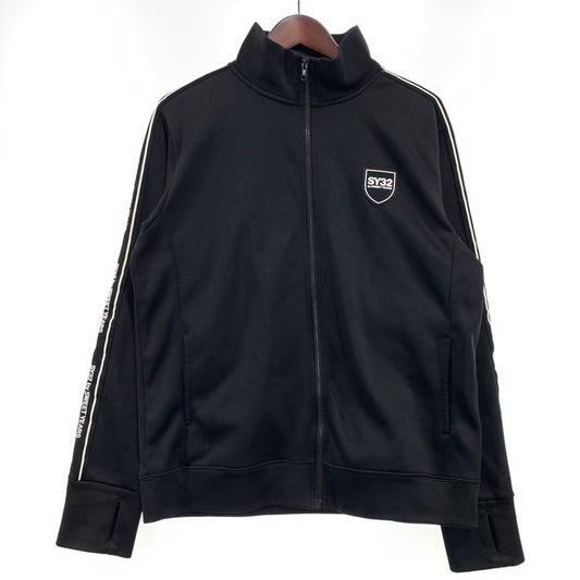 【中古品】【メンズ】 SY32 BY SWEETYEARS エスワイ32バイスィートイヤーズ TRACK JACKET トラックジャケット ライトアウター ジャージ 140-261006-ko-08-teih サイズ：L カラー：ブラック 万代Net店