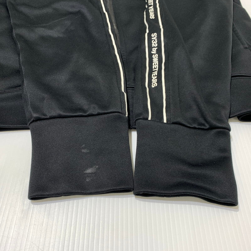 【中古品】【メンズ】 SY32 BY SWEETYEARS エスワイ32バイスィートイヤーズ TRACK JACKET トラックジャケット ライトアウター ジャージ 140-261006-ko-08-teih サイズ：L カラー：ブラック 万代Net店