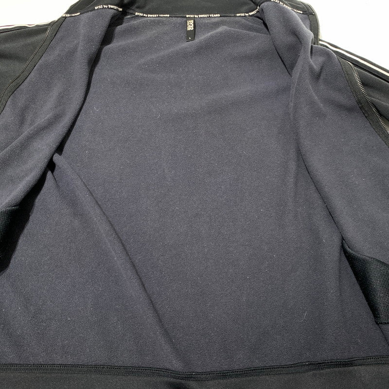 【中古品】【メンズ】 SY32 BY SWEETYEARS エスワイ32バイスィートイヤーズ TRACK JACKET トラックジャケット ライトアウター ジャージ 140-261006-ko-08-teih サイズ：L カラー：ブラック 万代Net店