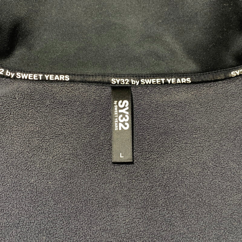 【中古品】【メンズ】 SY32 BY SWEETYEARS エスワイ32バイスィートイヤーズ TRACK JACKET トラックジャケット ライトアウター ジャージ 140-261006-ko-08-teih サイズ：L カラー：ブラック 万代Net店