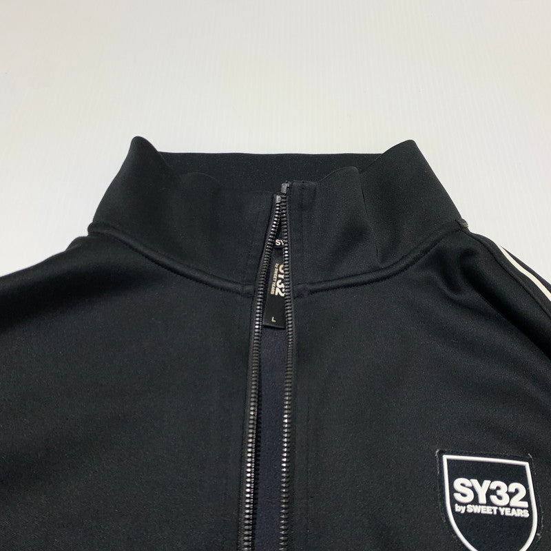 【中古品】【メンズ】 SY32 BY SWEETYEARS エスワイ32バイスィートイヤーズ TRACK JACKET トラックジャケット ライトアウター ジャージ 140-261006-ko-08-teih サイズ：L カラー：ブラック 万代Net店