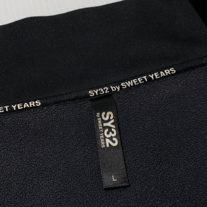 【中古品】【メンズ】 SY32 BY SWEETYEARS エスワイ32バイスィートイヤーズ TRACK JACKET トラックジャケット ライトアウター ジャージ 140-261006-ko-08-teih サイズ：L カラー：ブラック 万代Net店