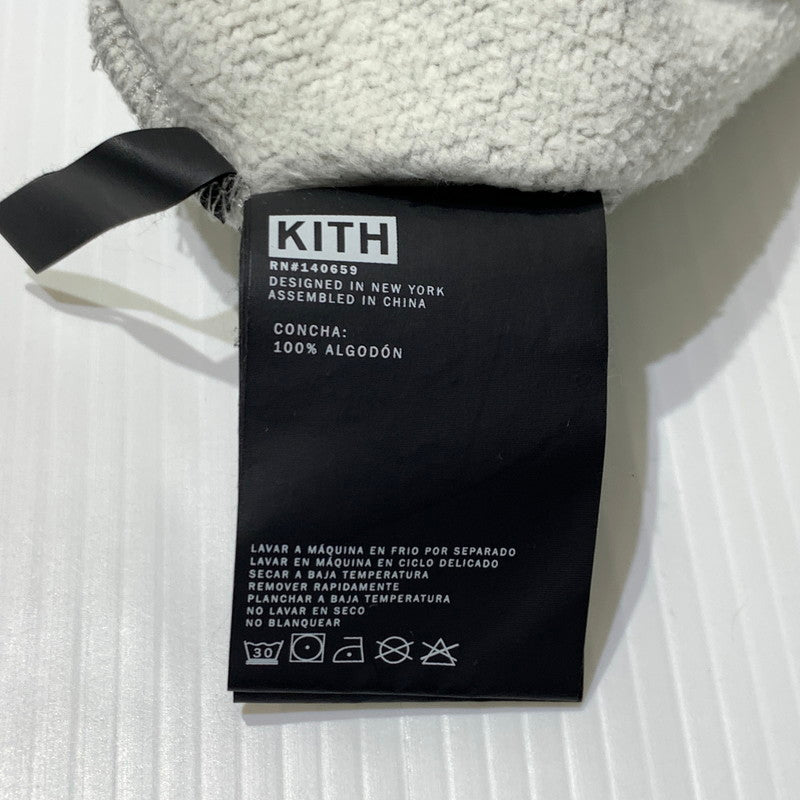 【中古品】【メンズ】 KITH キス CLASSIC LOGO HOODIE KH2236 クラシック ロゴ フーディ トップス プルオーバーパーカー 142-261006-ko-09-teih サイズ：L カラー：グレー 万代Net店