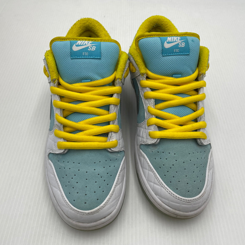 【中古品】【メンズ】 NIKE SB ナイキエスビー × FTC エフティーシー 別注コラボ DUNK LOW ”WHITE BLUE” DH7687-400 ダンク ロー ホワイト ブルー スニーカー 靴 160-261007-sa-10-teih サイズ：29cm カラー：ブルー×ホワイト 万代Net店